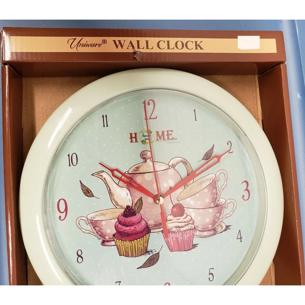 Plastic Round Deco Wall Clock (9.6